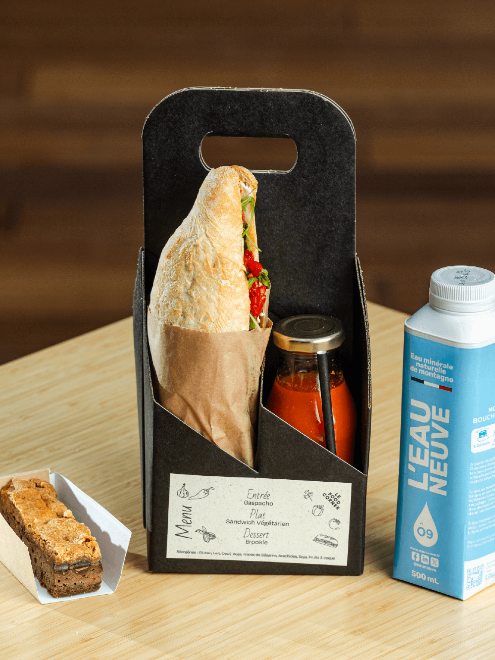 Lunchbox Végétarienne Chèvre & Piquillos 🌱