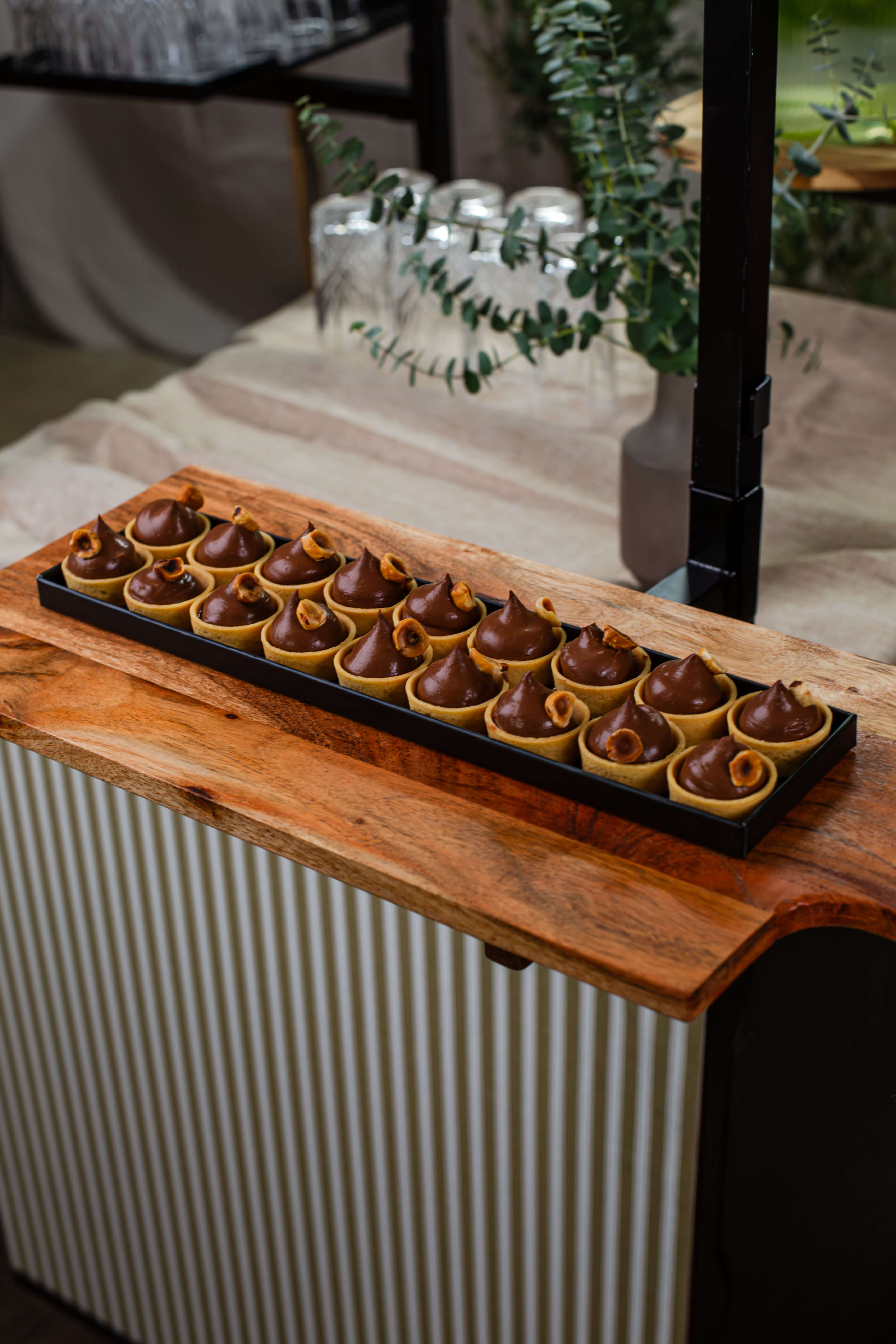 Minis Tartelettes Chocolat et Praliné Noisette