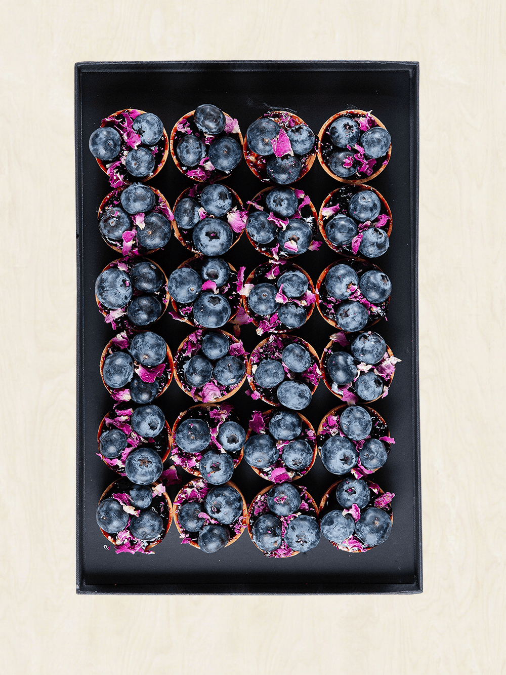 24 Minis Tartelettes Myrtilles
