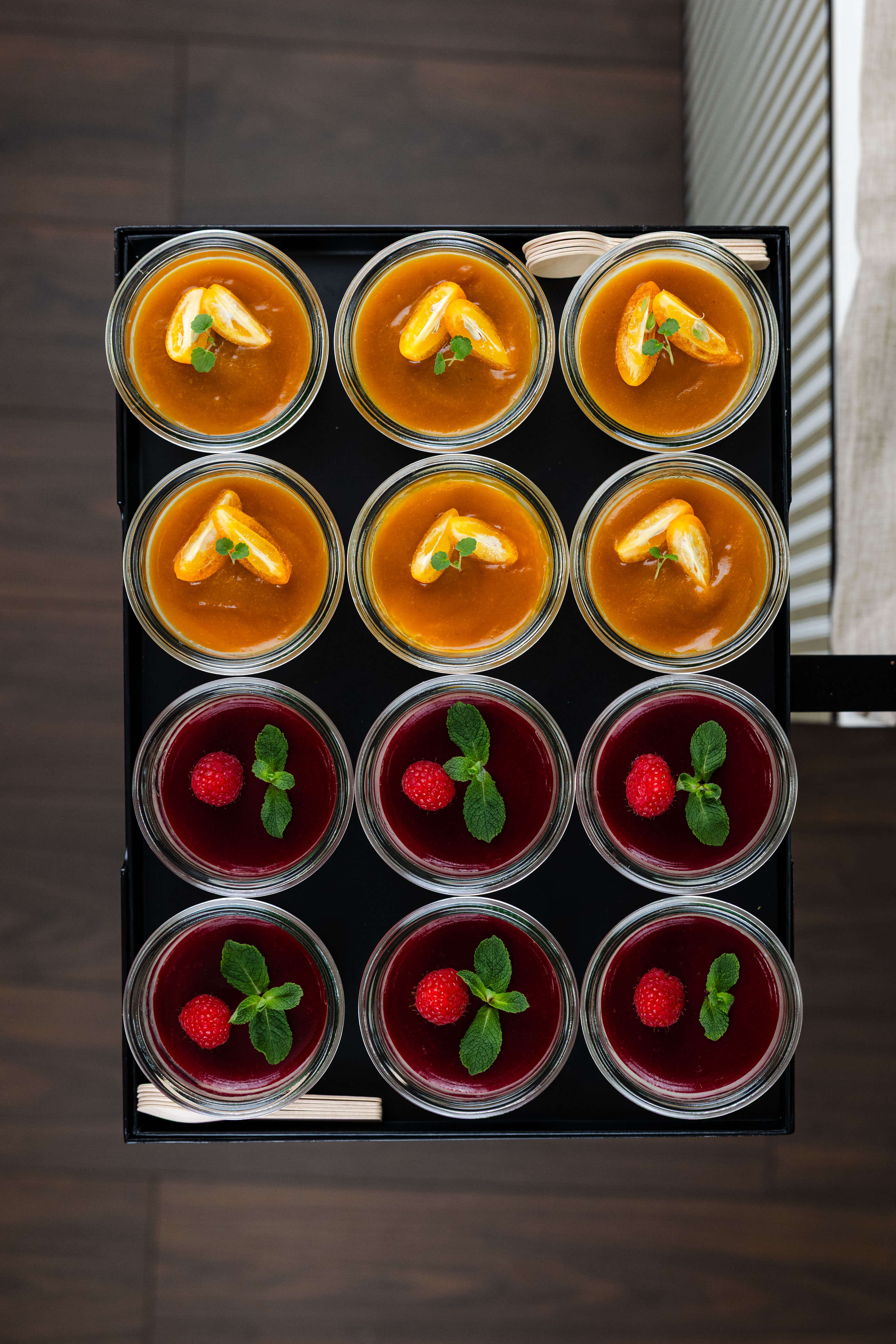 Panna Cotta Pêche & Framboise Lavande