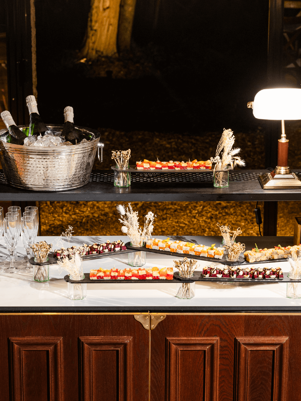 Pièces cocktail Effiloché de Canard et Tortilla (48 pièces)