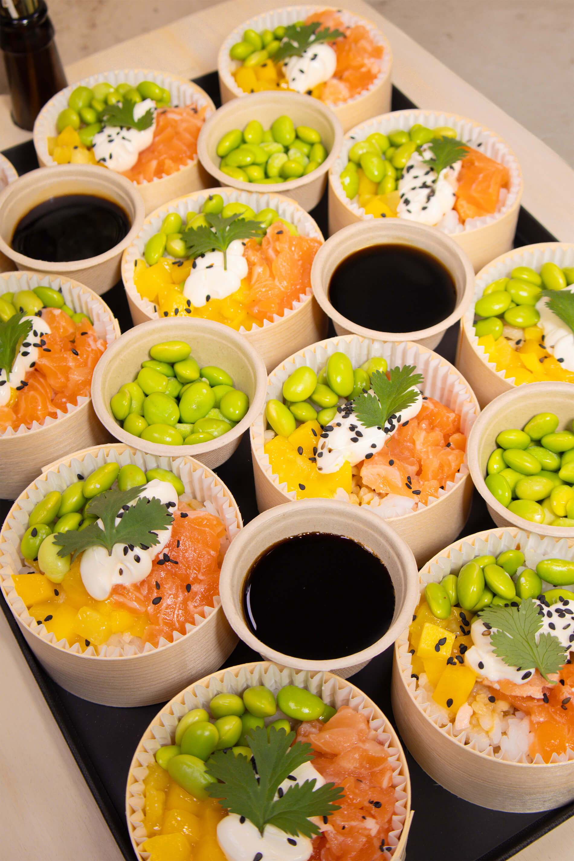 12 Poke bowls - Saumon